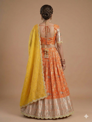 Aamodini Floral Paithani Charm Lehenga