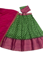 TRADITIONAL SOUTH INDIAN LEHENGA ( HALF SAREE)