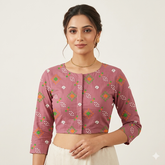 Bandhani Bloom Unstitched Blouse Piece