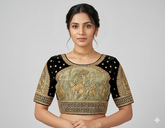 Kalmkari Maggam Work Blouse.