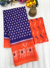 LENIN DIGITAL PRINTED SAREE