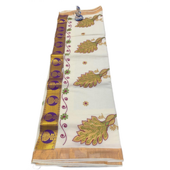 Mayura Pushpa Kerala Saree