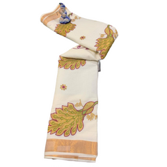 Mayura Pushpa Kerala Saree