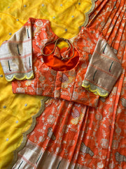 Aamodini Floral Paithani Charm Lehenga