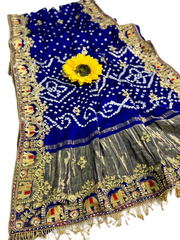 Saphaire Swarna Bandhini Saree
