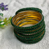 Emerald Royal Sparkle Bangles
