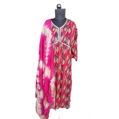 Aarohi Rust Bloom Kurti set