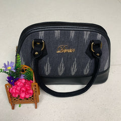 Azure Drift Denim Handbag