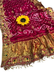 Emerlad Bandhini Bloom Saree