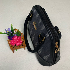 Azure Drift Denim Handbag