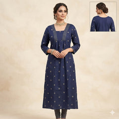 Aarohi Fit Neelika Ikat Grace Top