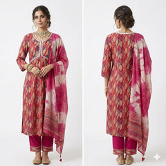 Aarohi Rust Bloom Kurti set