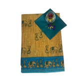 Nritya Gaja Border Cotton Saree.