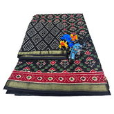 Premium Chanderi Heart Shaped Floral Cotton Saree.