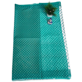 Ocean Blossom Printed Cotton Saree.