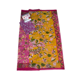 Pink Paradise Printed Cotton Saree.