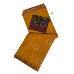 Haldi Kumkum Pure Cotton Saree.