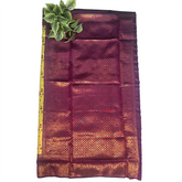 Marigold ikat Royale Saree.