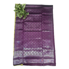 MintLavish Floral Pattu Saree