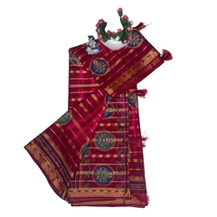 Rudraksha Mandal Saree.