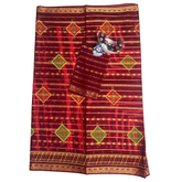 Maroon Majestic Cotton Saree.