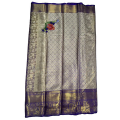 Golden Flame Pattu Saree.