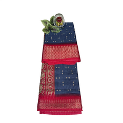 Vaidehi Blue Jacquard Border Saree