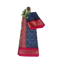 Vaidehi Blue Jacquard Border Saree