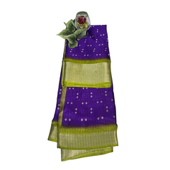 Neelambari Jacquard Border Saree.