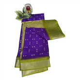 Neelambari Jacquard Border Saree.