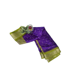 Neelambari Jacquard Border Saree.