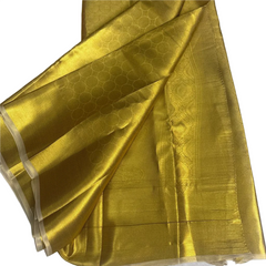 Golden Woven Handloom Pattu Saree.