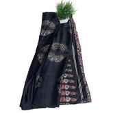 Chakra Noir Motifs Saree.