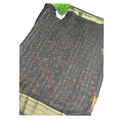 Indigo leafloom Saree