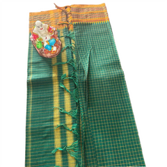 Ghingham Checks Saree