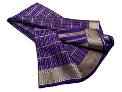 Neela Rekha Handloom Saree