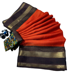 Neelika Rust indgo Saree