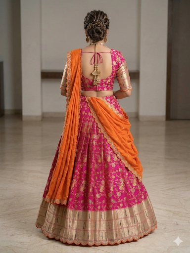 Gulnaar Paithani Lehenga Set