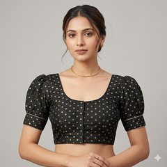Polka Non-Padded Readymade Blouse