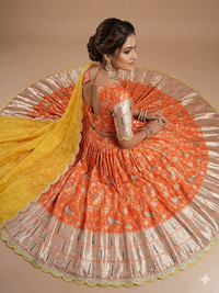 Aamodini Floral  Paithani Charm Lehenga