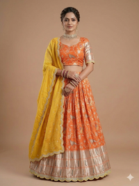 Aamodini Floral  Paithani Charm Lehenga