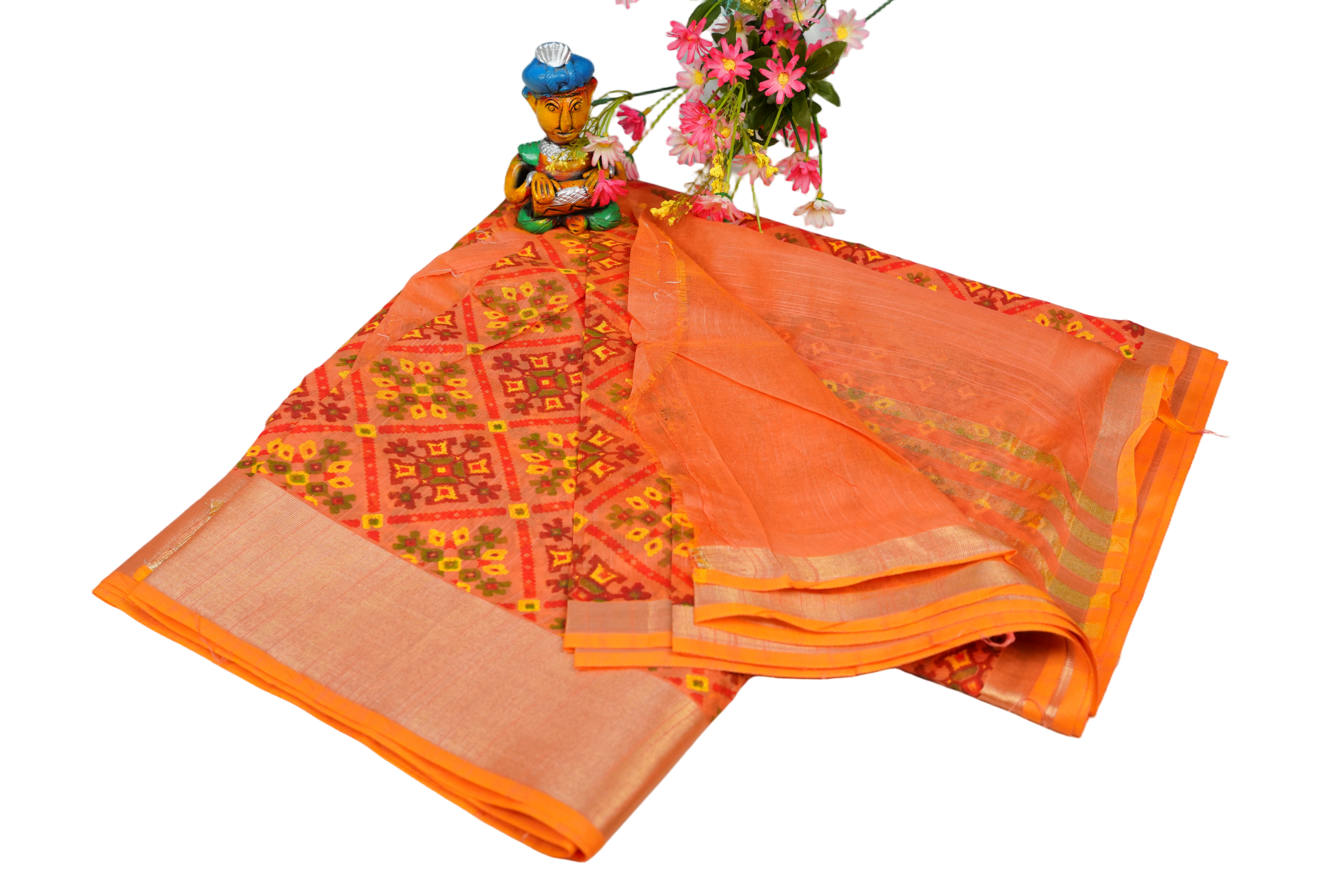 GICCHA COTTON FANCY SAREE