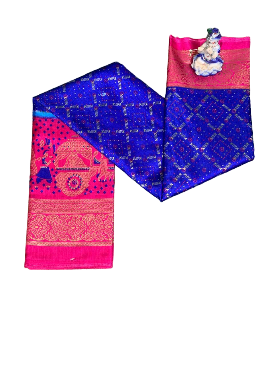 FANCY DOLA FOIL PRINT SAREE