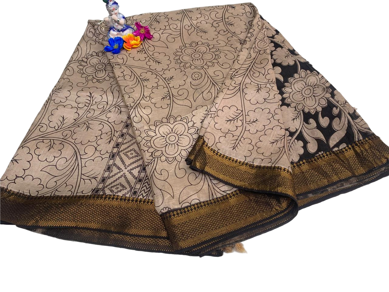 KALAMKARI NIJAM BORDER SAREES