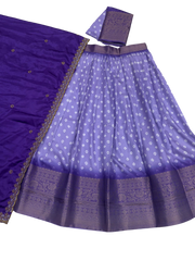 TRADITIONAL SOUTH INDIAN LEHENGA ( HALF SAREE)