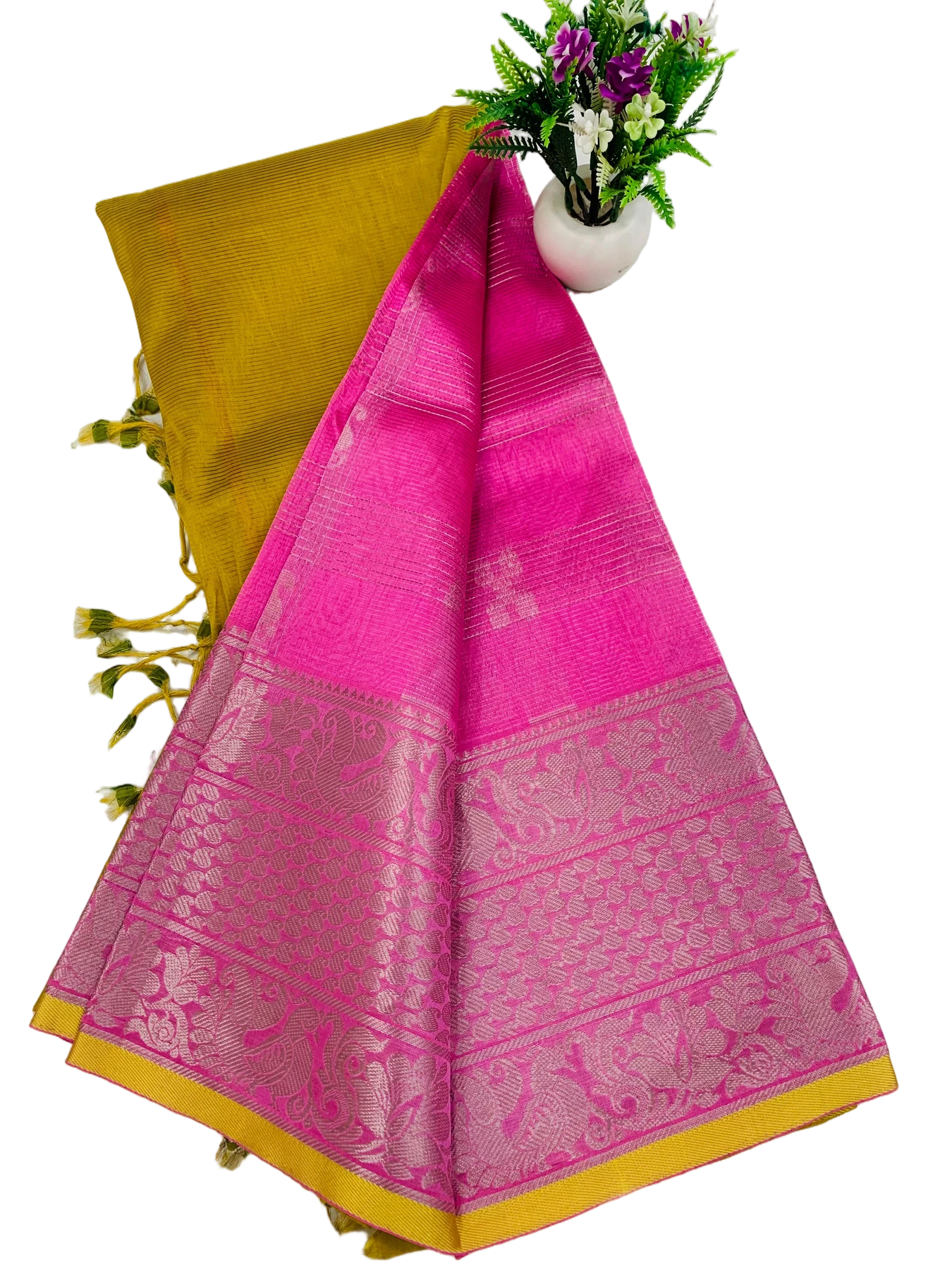 HANDLOOM PURE KUPPADAM PATTU SAREE