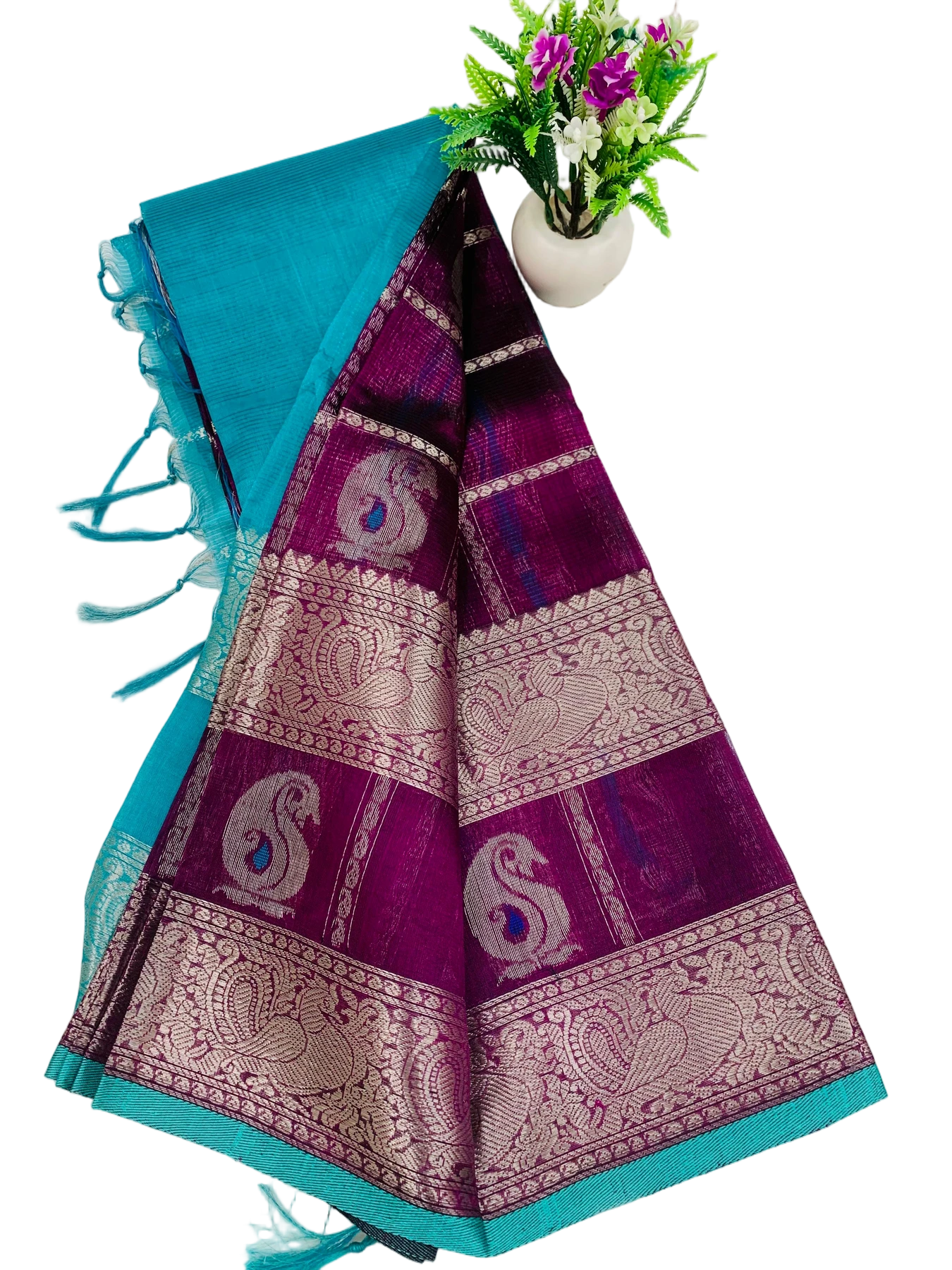 HANDLOOM PURE KUPPADAM PATTU SAREE