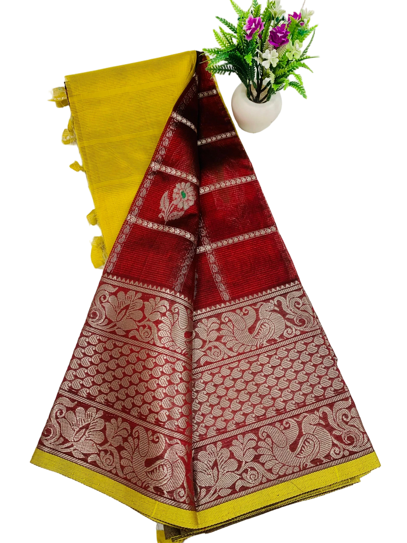 HANDLOOM PURE KUPPADAM PATTU SAREE