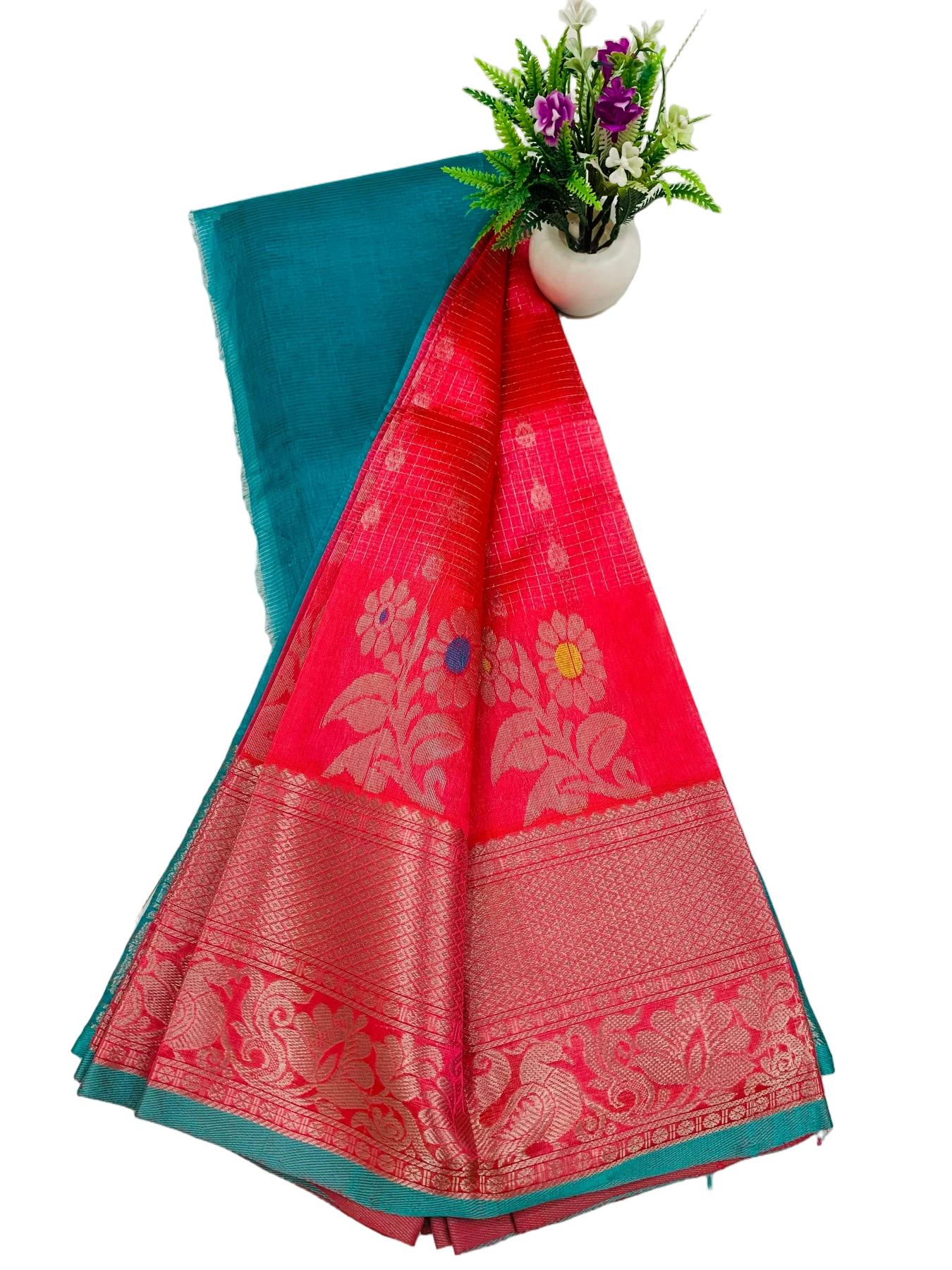 HANDLOOM PURE KUPPADAM PATTU SAREE