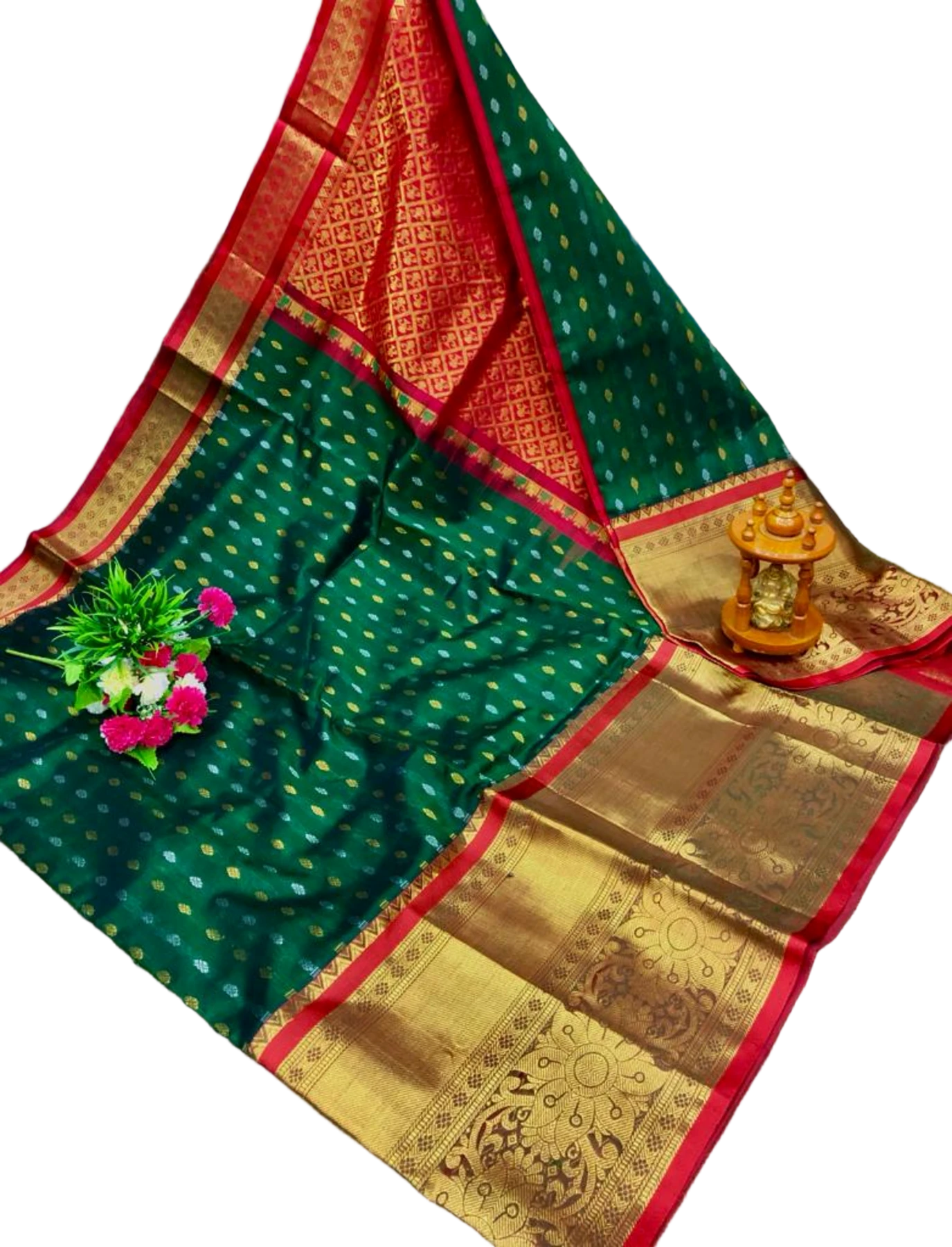 PURE KUPPADAM HANDLOOM PATTU SAREE